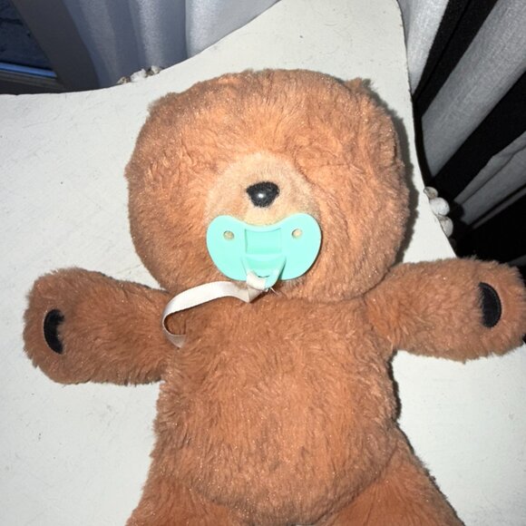 Little Pets Cozy Dozy Cubbles Teddy Bear with Pacifier Works See Video - Picture 5 of 11